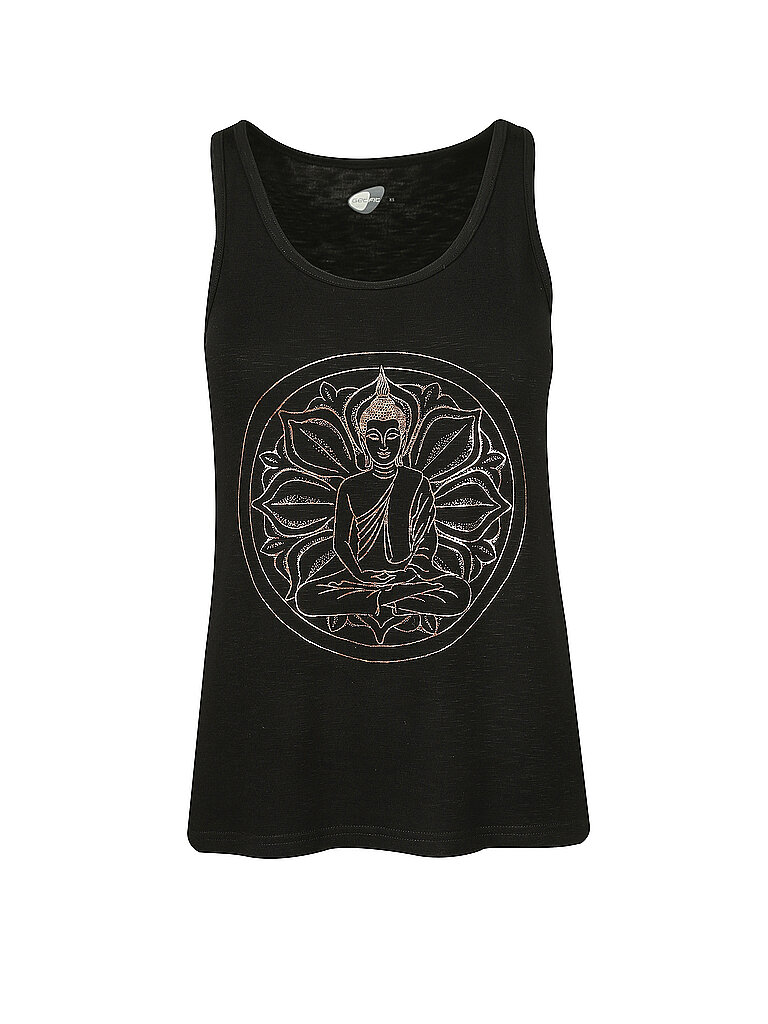 GETFIT Damen Yoga Tanktop schwarz | XS