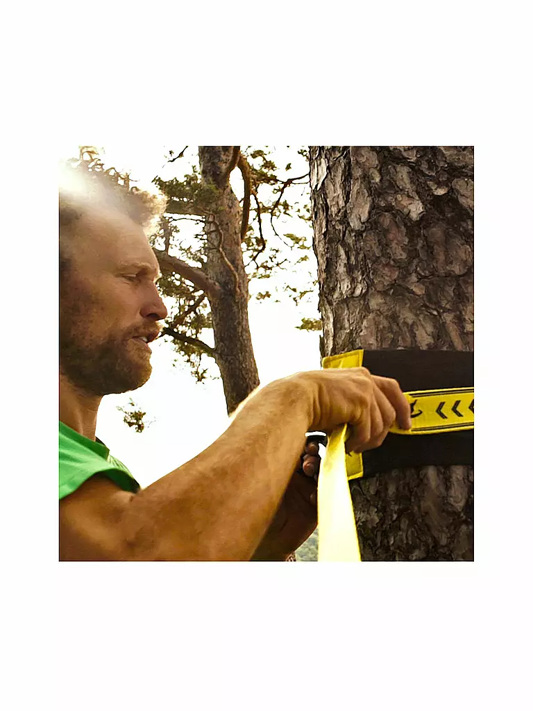 GIBBON SLACKLINES | Slackline Classic Line Treewear Set | gelb