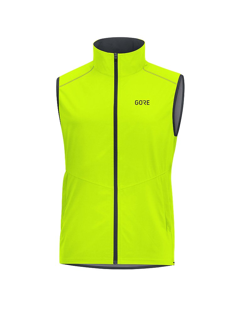GORE Herren Laufweste R3 GORE® WINDSTOPPER® gelb | M