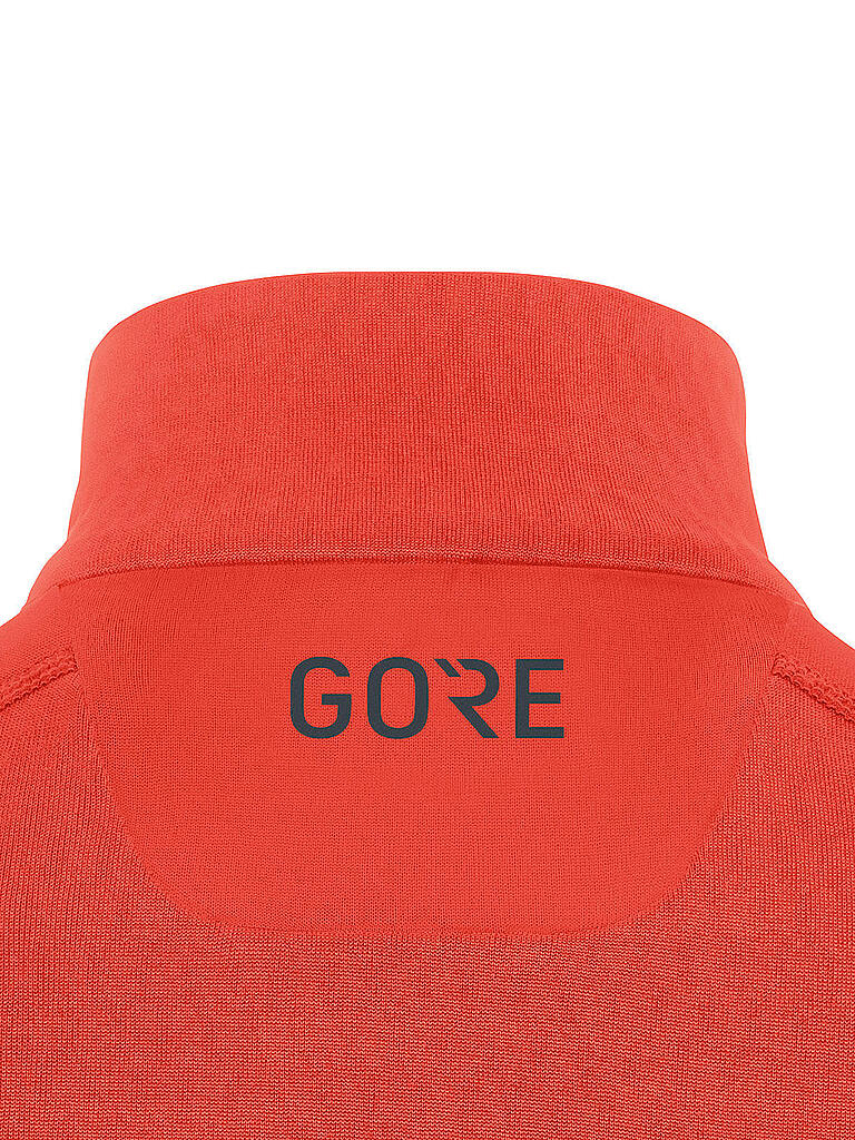GORE | Damen Laufshirt Thermo mit Zip | rot