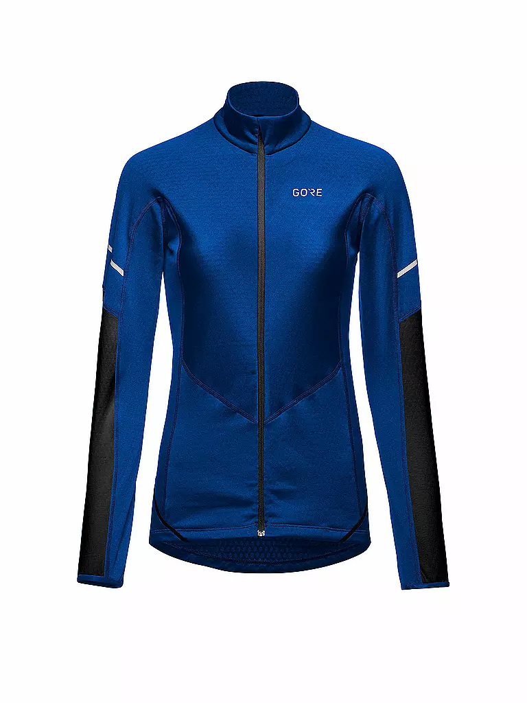GORE | Damen Laufshirt Thermo Zip | dunkelblau