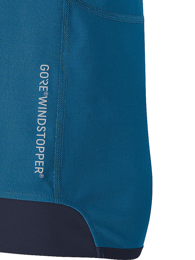 GORE | Herren Laufshirt R3 Partial GORE® WINDSTOPPER® | blau