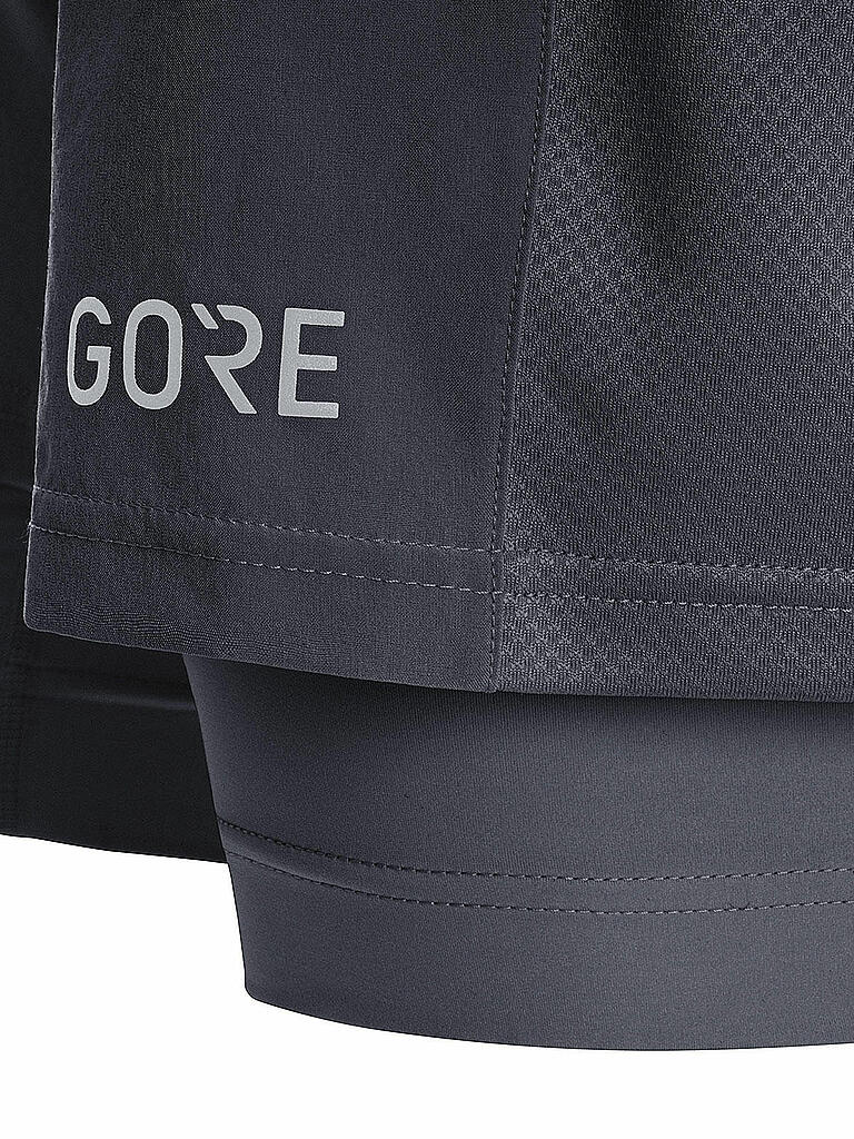 GORE | Herren Laufshort R5 2IN1 | schwarz