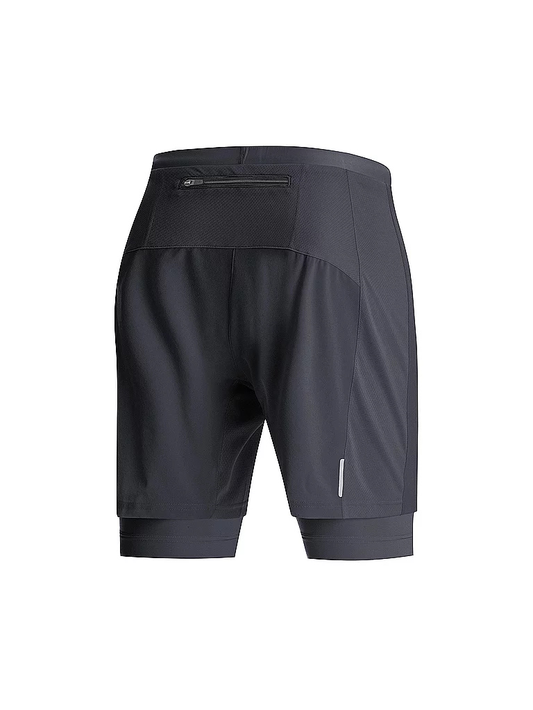 GOREWEAR Herren Laufshorts R5 2IN1 schwarz | S — Bild 3