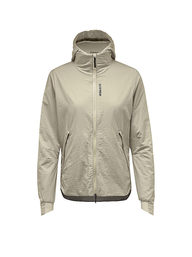 GOREWEAR Damen Laufjacke CONCURVE WINDSTOPPER® beige | XL — Bild 2