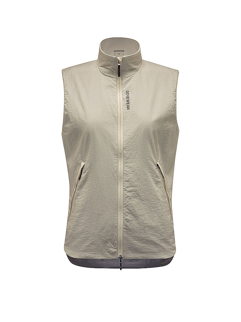 GOREWEAR Damen Laufweste CONCURVE WINDSTOPPER beige | L