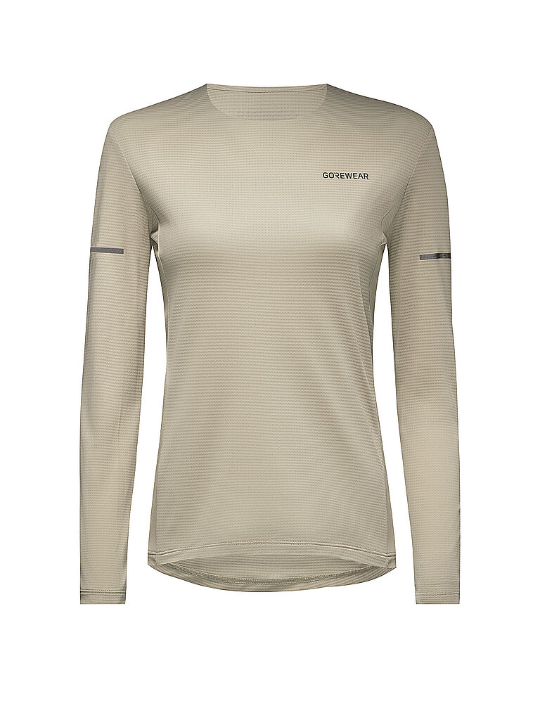 GOREWEAR Damen Laufshirt Contest 2.0 beige | L