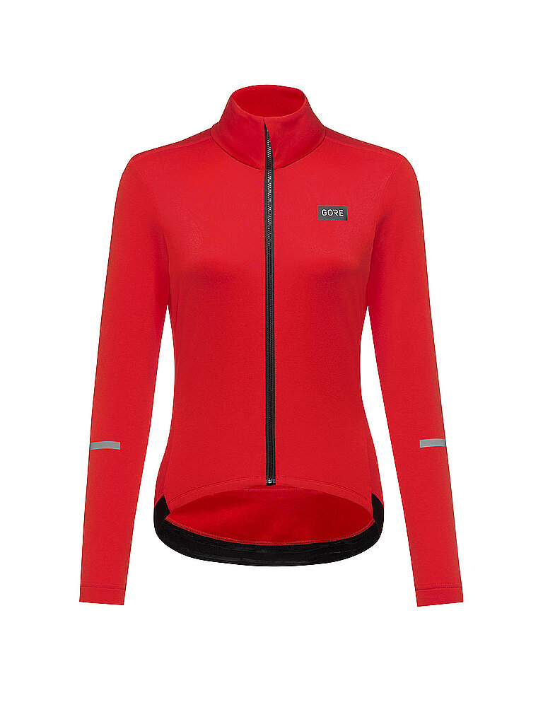 GOREWEAR Damen Radtrikot Progress Thermo rot | 38