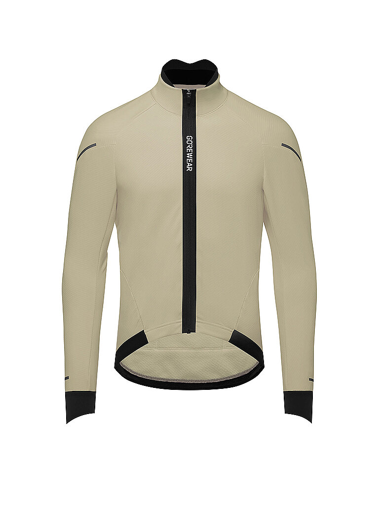 GOREWEAR Herren Rad Winterjacke Spinshirt Thermo beige | M