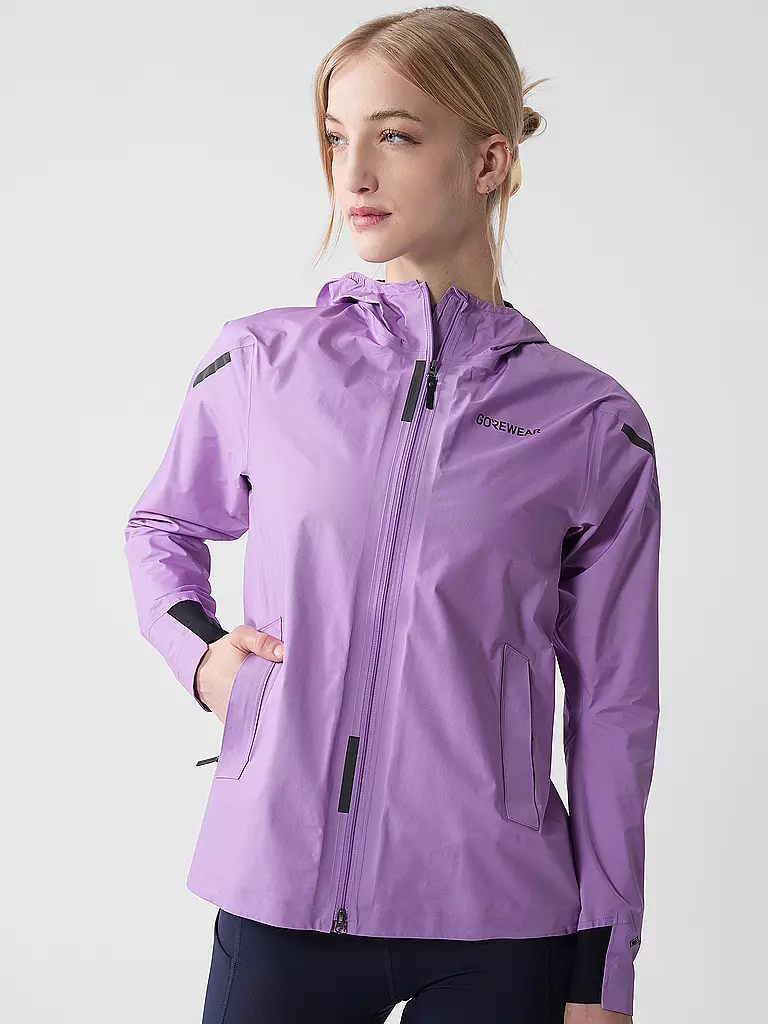 GOREWEAR | Damen Laufjacke Concurve Gore-Tex | lila