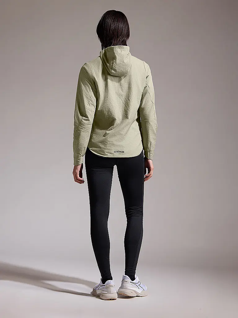 GOREWEAR | Damen Laufjacke CONCURVE WINDSTOPPER® | beige