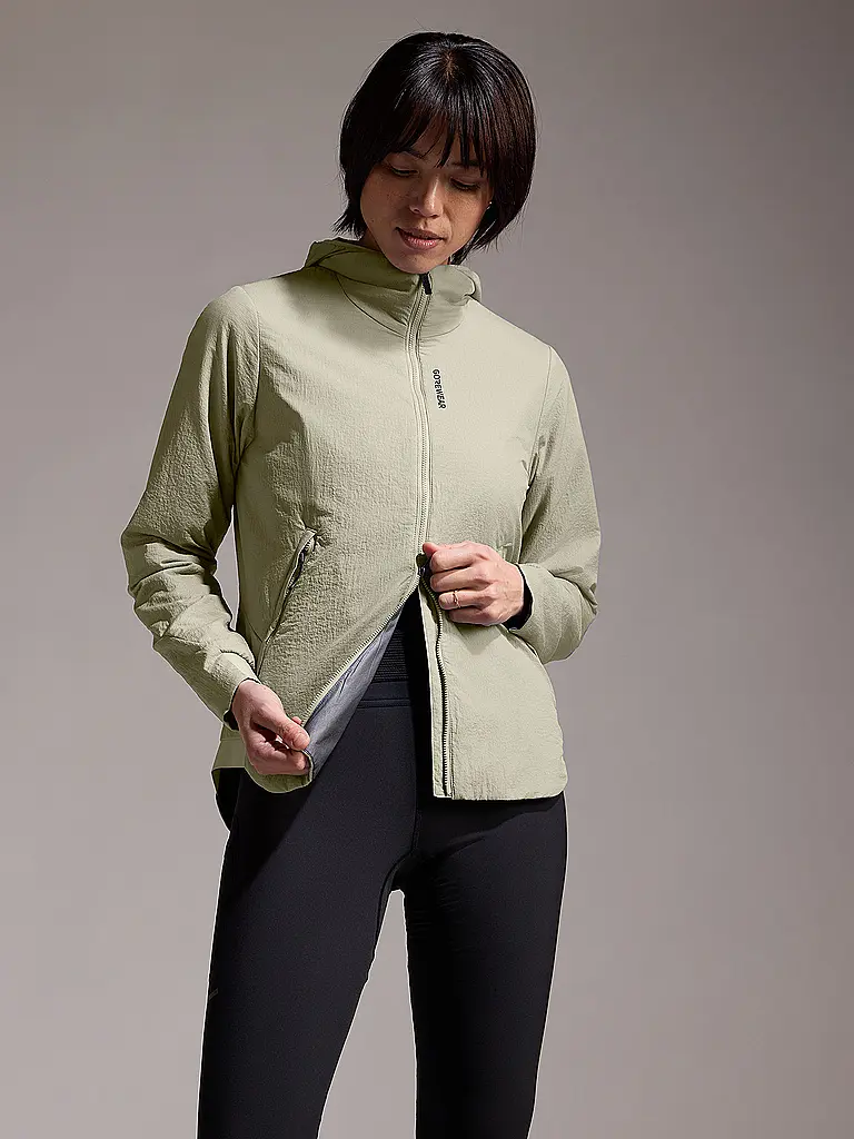 GOREWEAR | Damen Laufjacke CONCURVE WINDSTOPPER® | beige