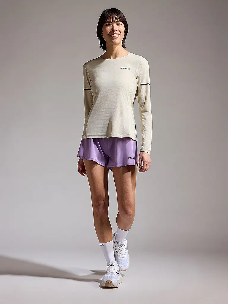 GOREWEAR | Damen Laufshirt Contest 2.0 | beige