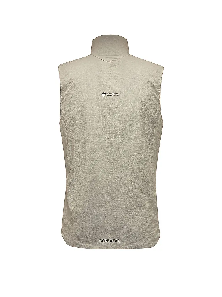 GOREWEAR | Damen Laufweste CONCURVE WINDSTOPPER® | beige