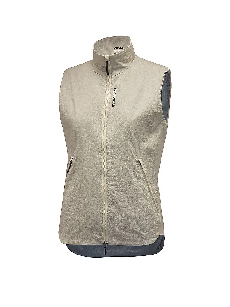 GOREWEAR | Damen Laufweste CONCURVE WINDSTOPPER® | beige