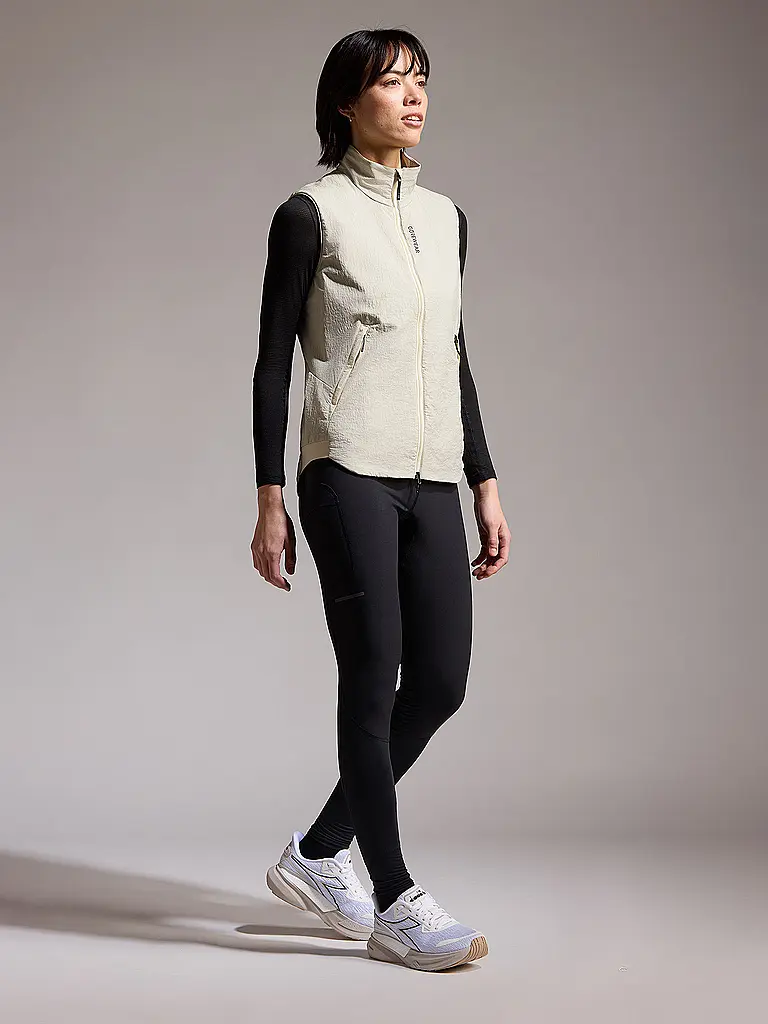 GOREWEAR | Damen Laufweste CONCURVE WINDSTOPPER® | beige