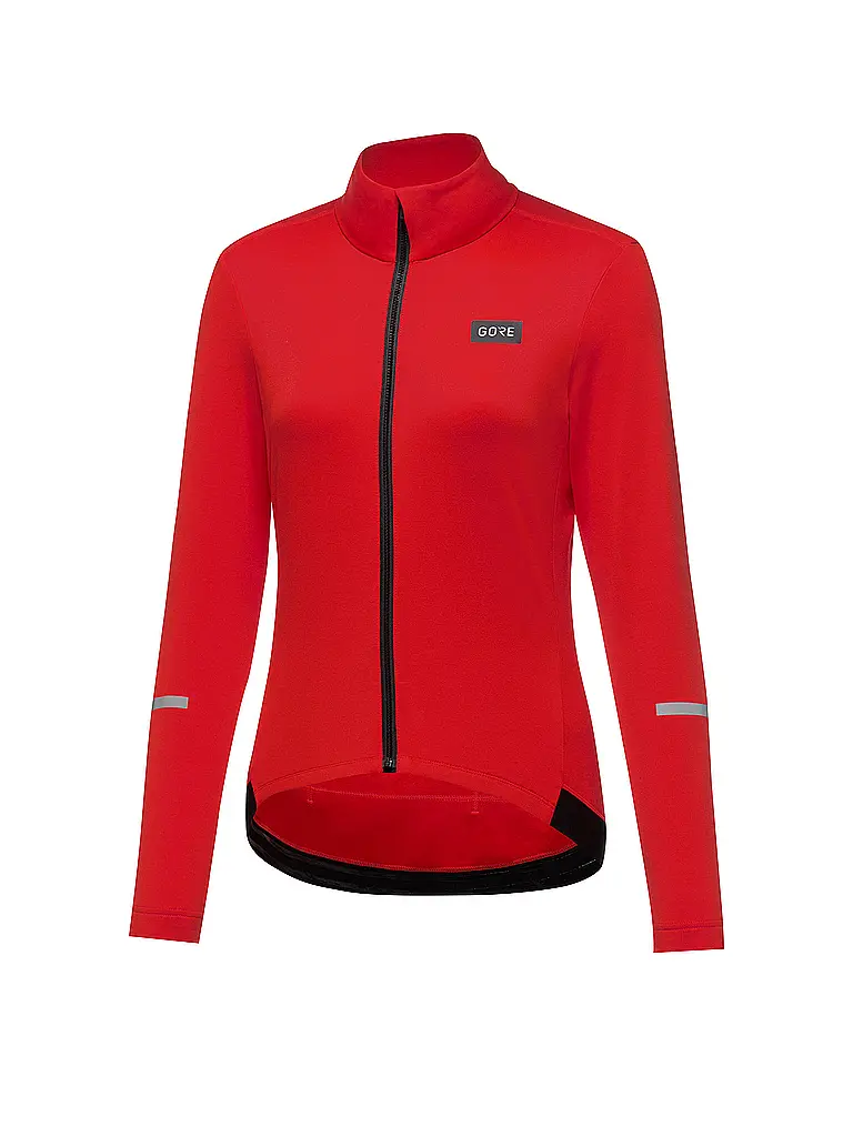 GOREWEAR | Damen Rad Trägerhose Progress Thermo | rot