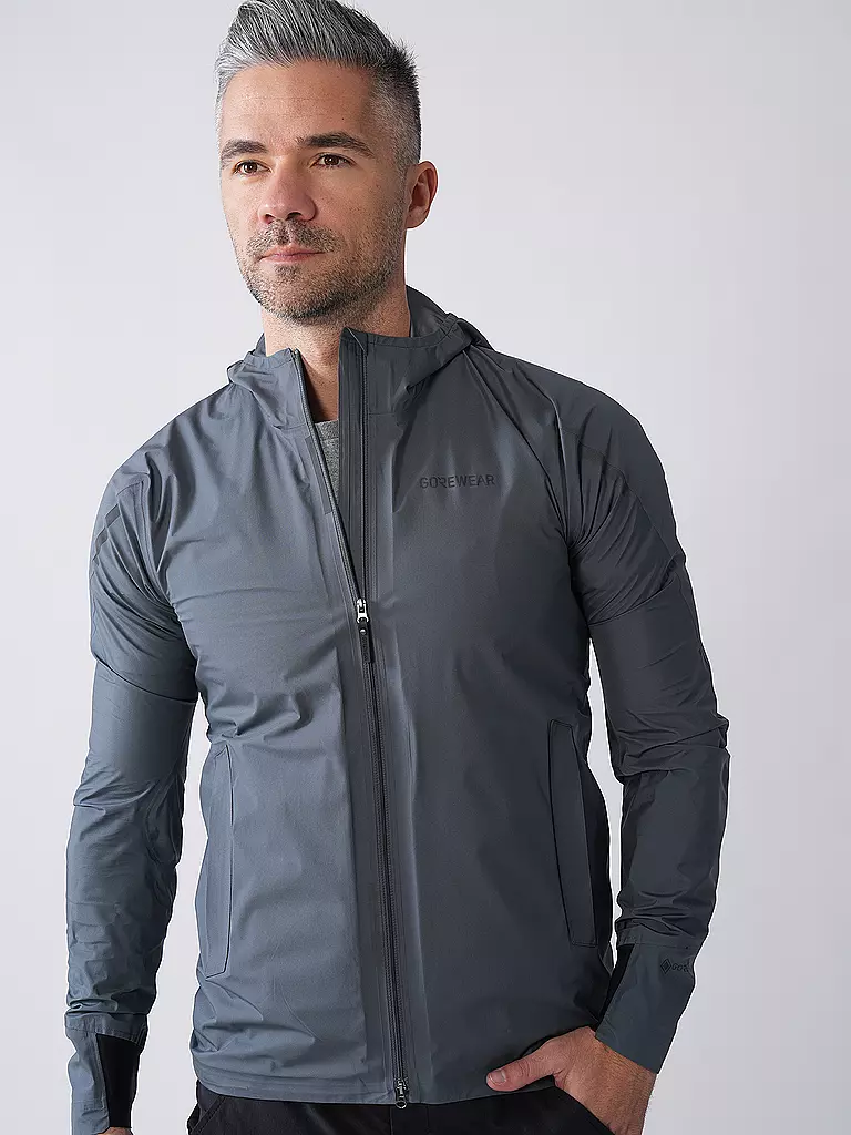 GOREWEAR | Herren Laufjacke Concurve Gore-Tex | dunkelblau
