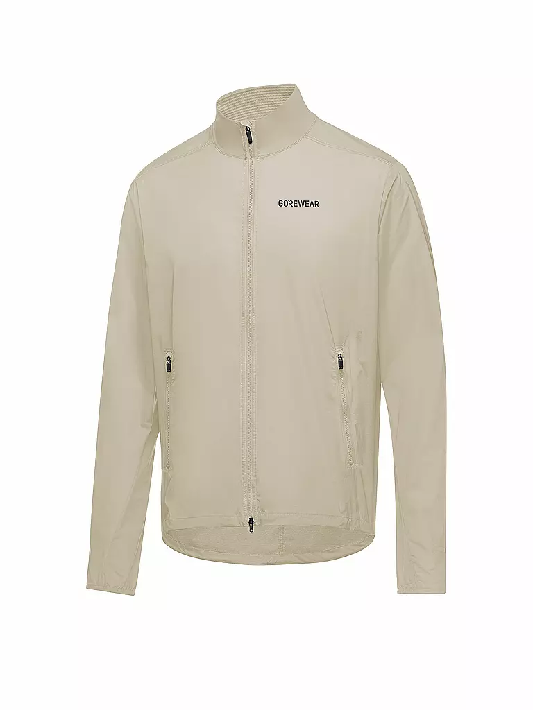 GOREWEAR | Herren Laufjacke Concurve Windbreaker | beige