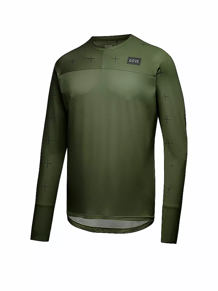 GOREWEAR | Herren Laufshirt TrailKPR Daily LS | olive