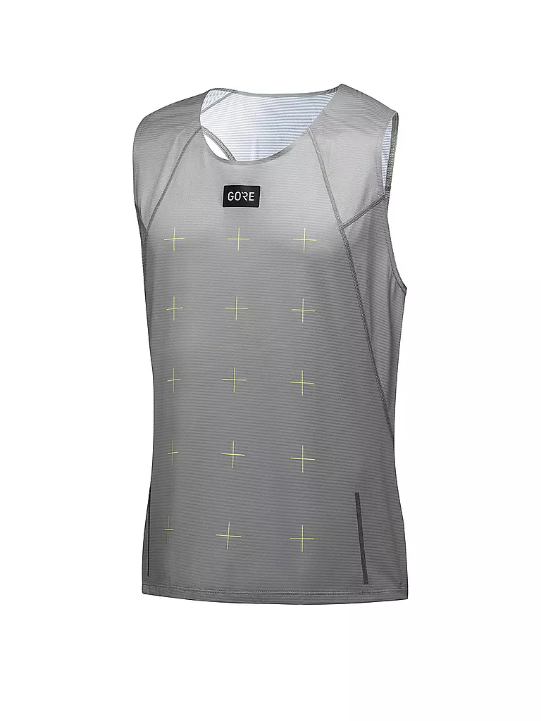 GOREWEAR | Herren Laufsinglet Contest Daily | hellgrau