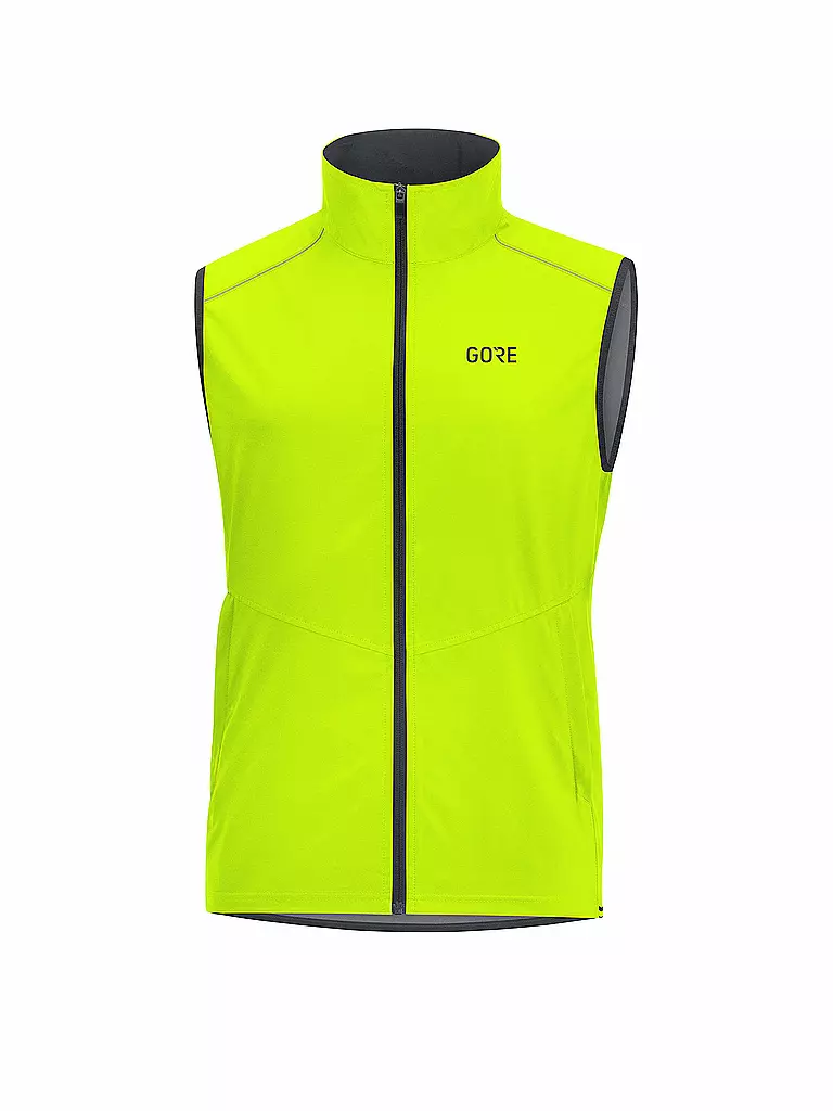 GOREWEAR | Herren Laufweste R3 GORE® WINDSTOPPER® | gelb
