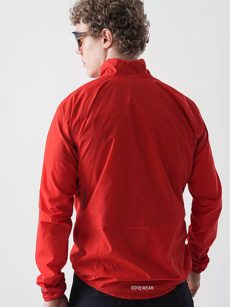 GOREWEAR | Herren Radjacke Spinshift Windbreaker | rot
