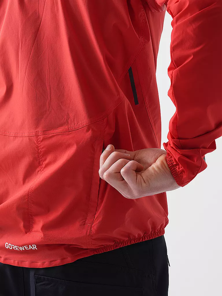 GOREWEAR | Herren Radjacke Spinshift Windbreaker | rot