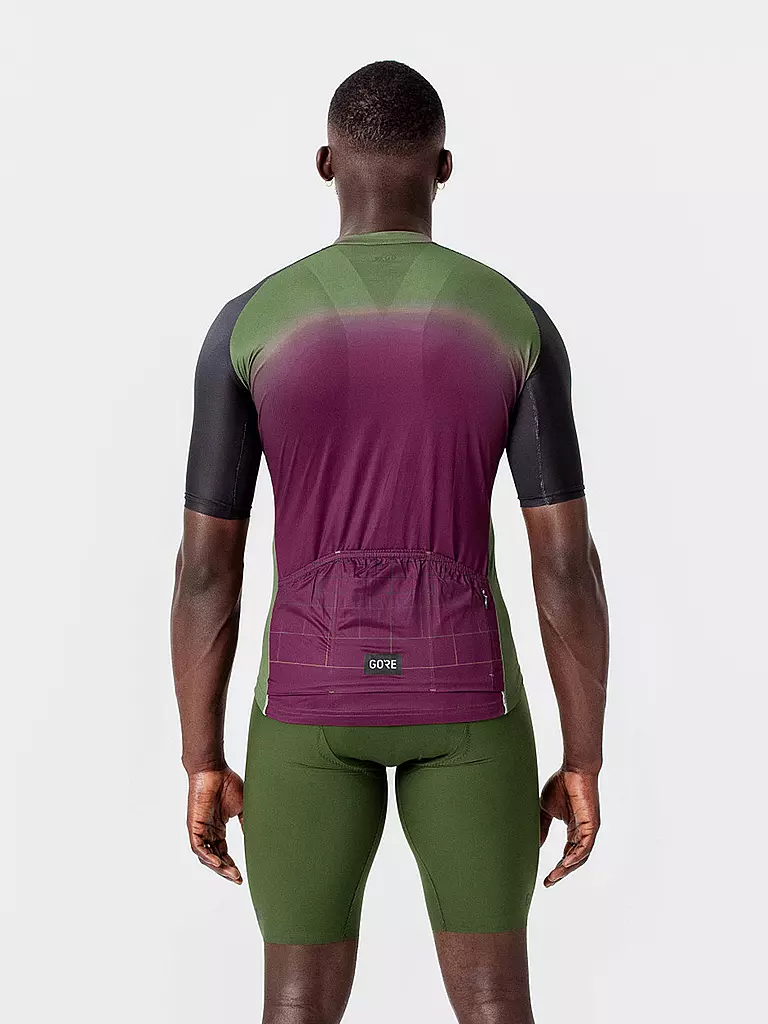 GOREWEAR | Herren Radtrikot Grid Fade 2.0 | dunkelgrün