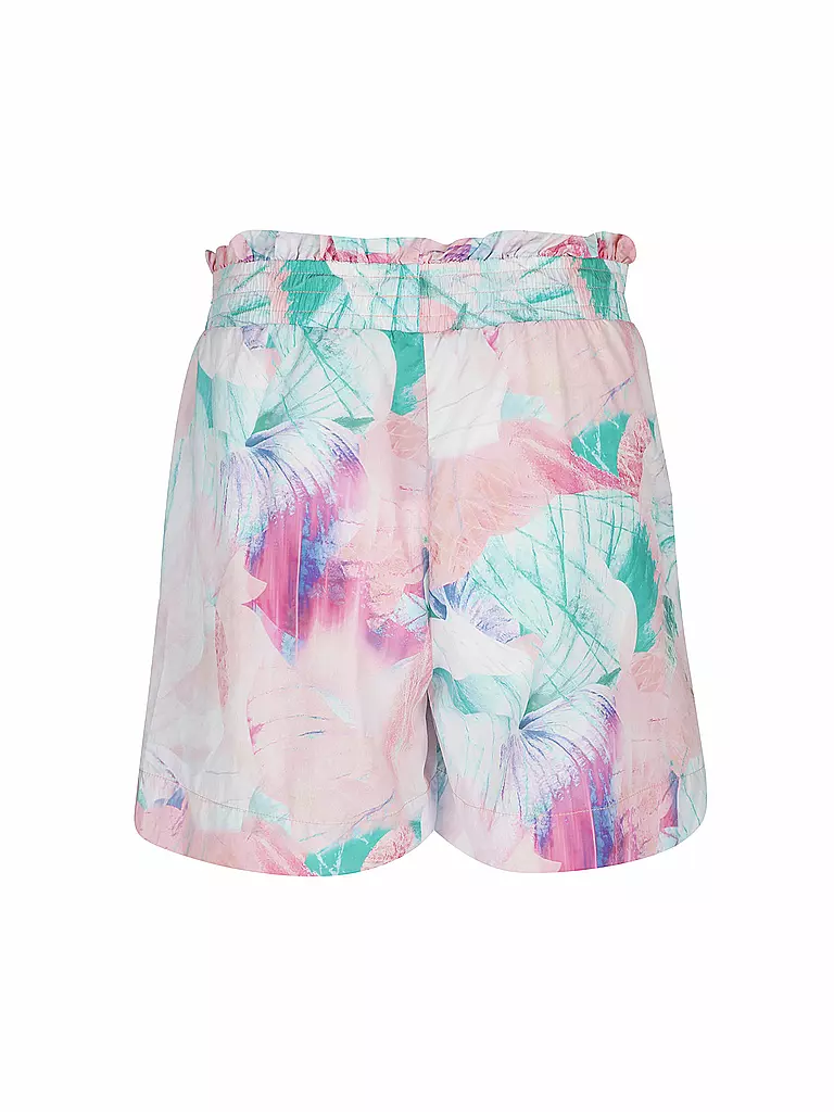 GUESS ACTIVEWEAR | Damen Fitnessshort Allover Print | rosa