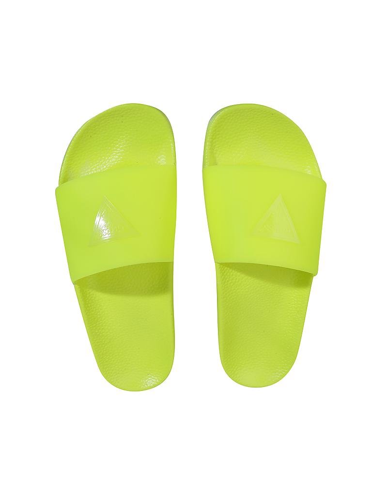 GUESS | Damen Badepantoffel Slides | gelb