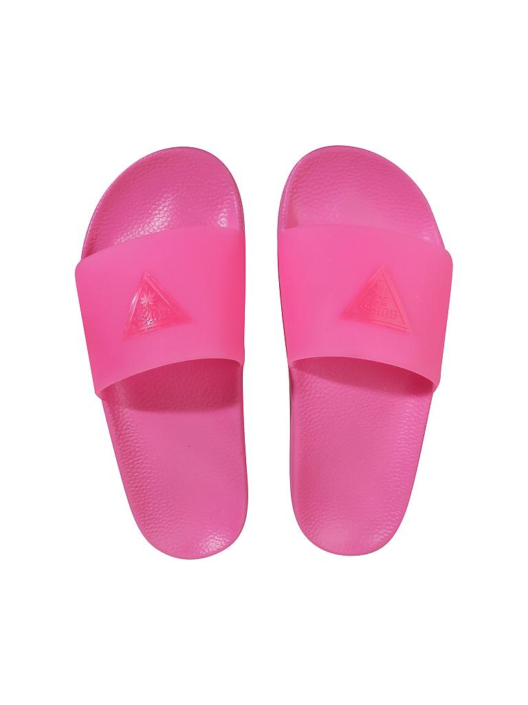 GUESS | Damen Badepantoffel Slides | rosa