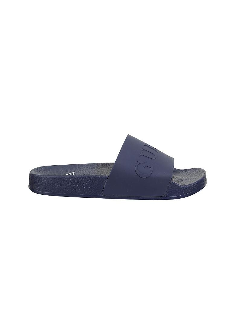 GUESS | Herren Badepantoffel Slides | blau