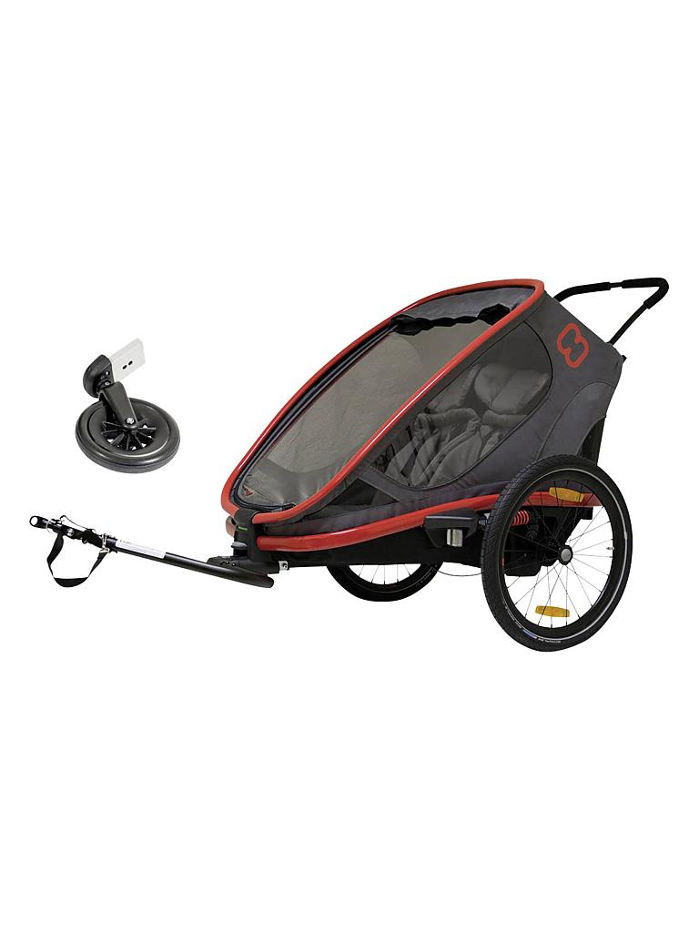 HAMAX | Fahrradanhänger Outback for 2 | grau