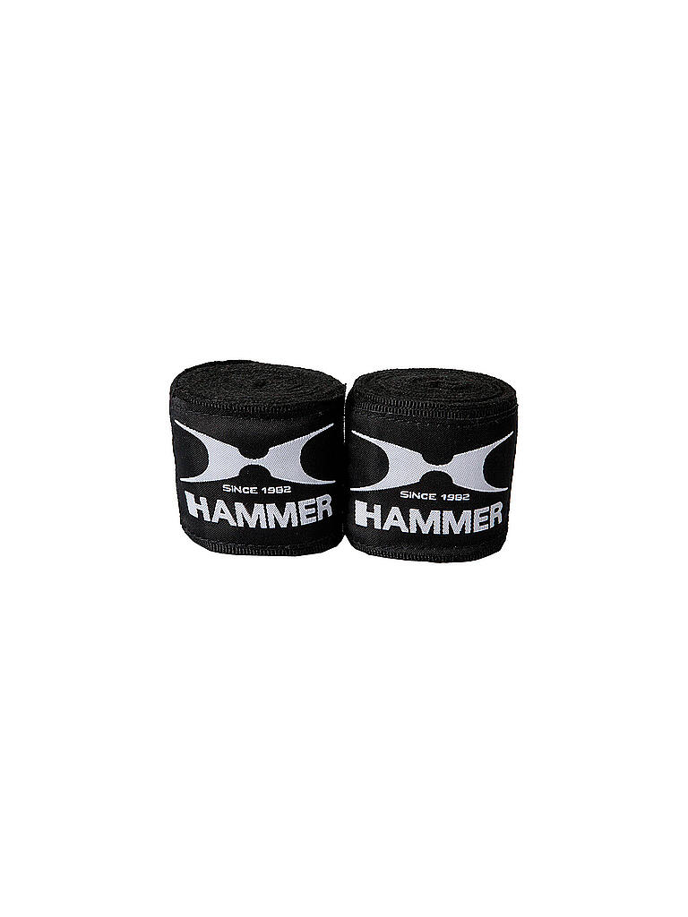 HAMMER | Boxbandage Elastisch 4,5m | schwarz