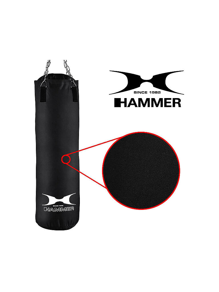 HAMMER | Boxsack FIT 100cm | schwarz