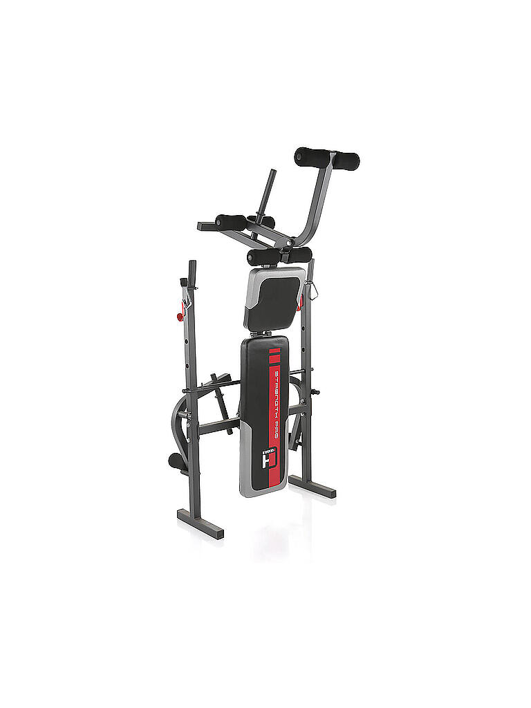 HAMMER | Hantelbank Bermuda inkl. 25 kg Gewichte | schwarz