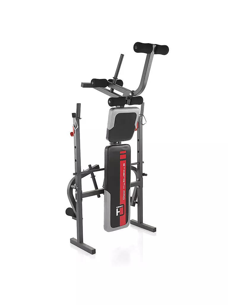 HAMMER | Hantelbank Bermuda inkl. 25 kg Gewichte | schwarz