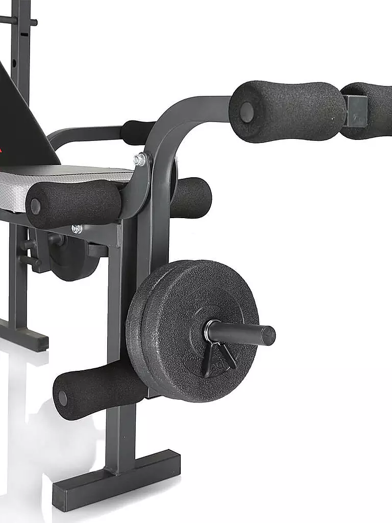 HAMMER | Hantelbank Bermuda inkl. 25 kg Gewichte | schwarz