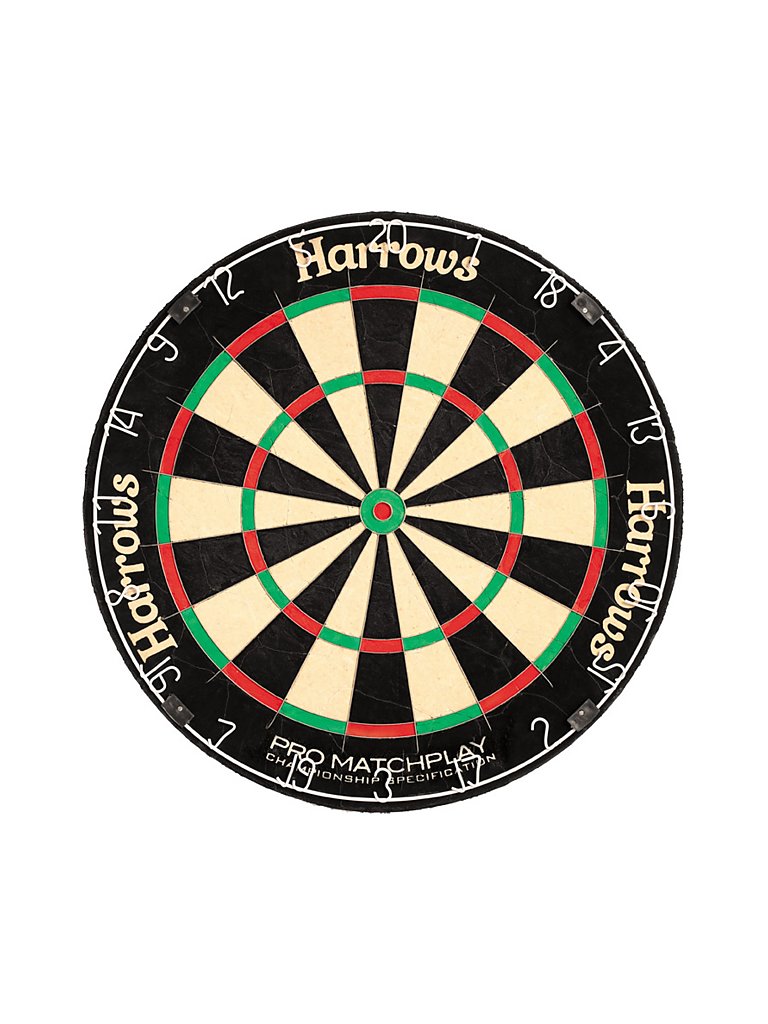 HARROWS Dartboard Bristle Pro Matchplay schwarz