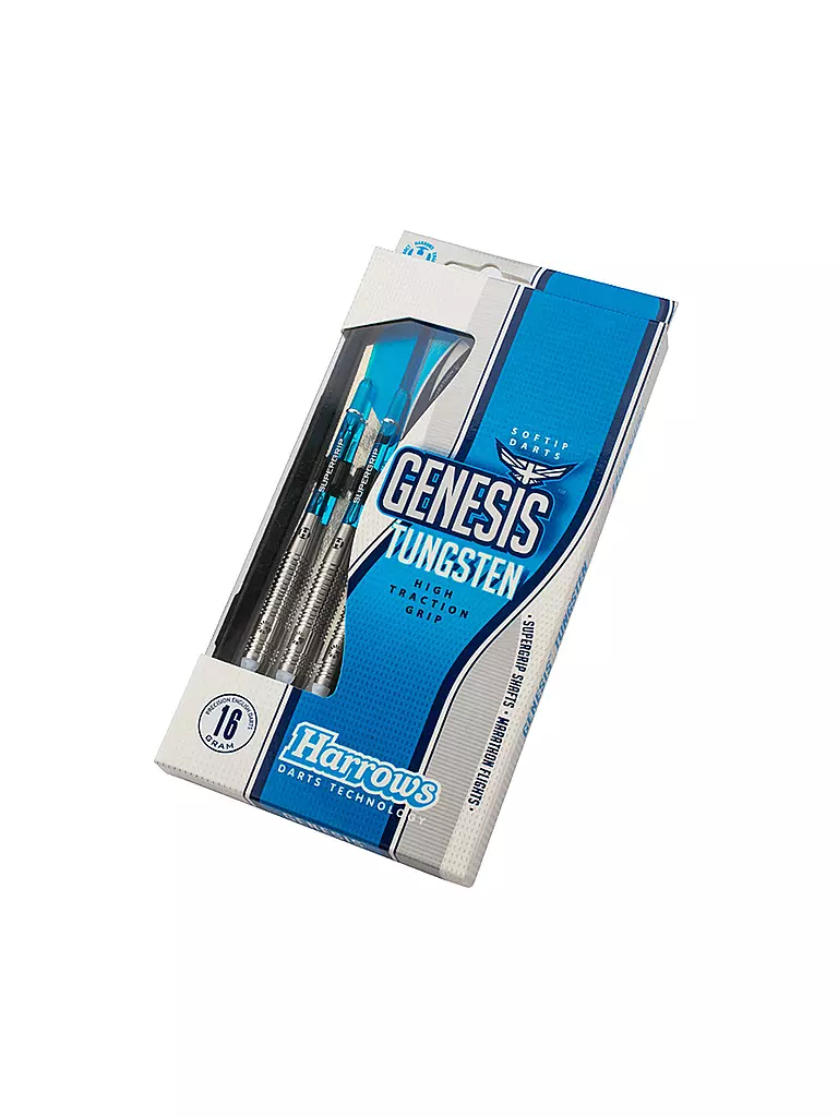 HARROWS | Dartpfeil Softip Genesis Tungsten | blau