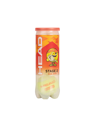 HEAD | Balles de tennis Stage 2, lot de 3