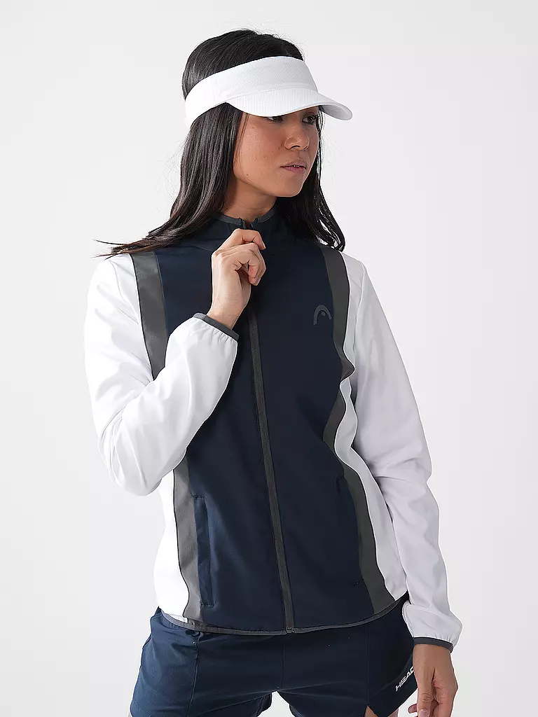 HEAD | Damen Tennisjacke Club | dunkelblau