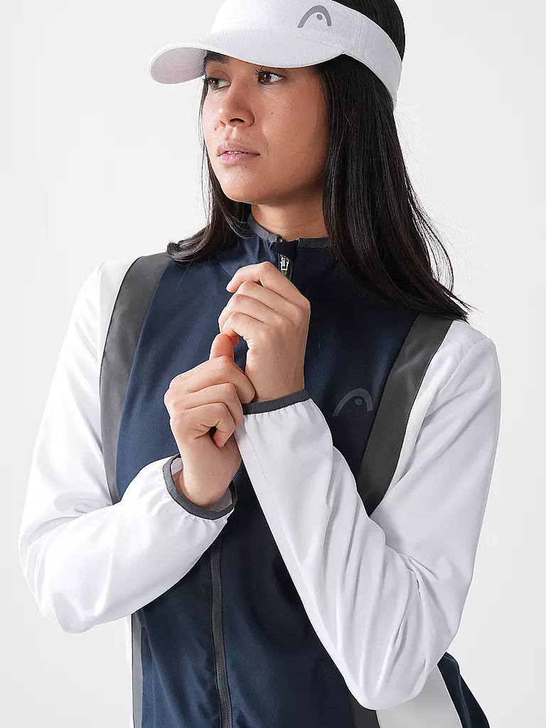 HEAD | Damen Tennisjacke Club | dunkelblau