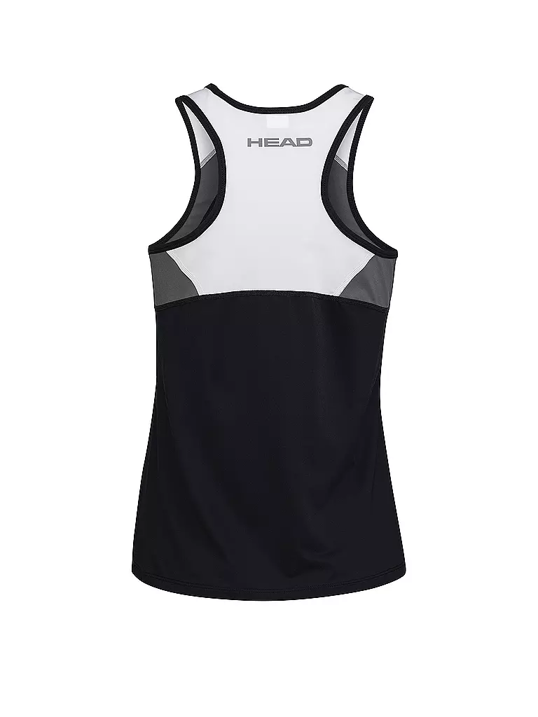 HEAD | Damen Tennistank Club 22 | schwarz