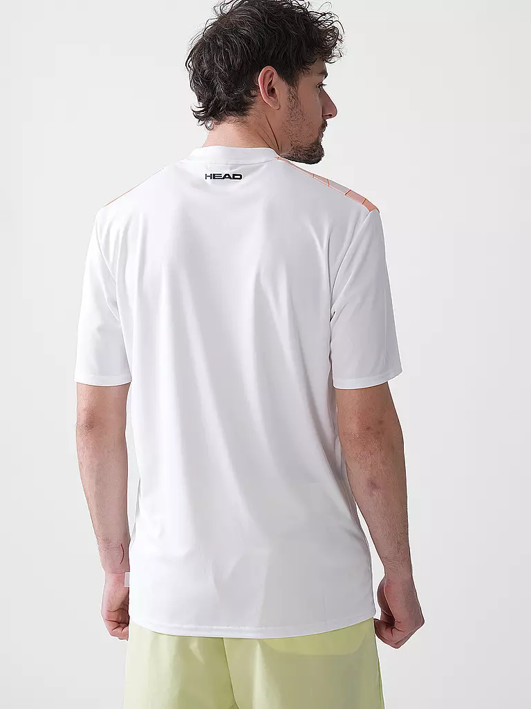 HEAD | Herren Tennisshirt Topspin | weiss
