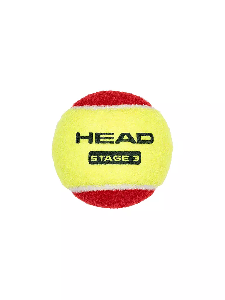 HEAD | Kinder Tennisbälle 3B Stage 3 | rot