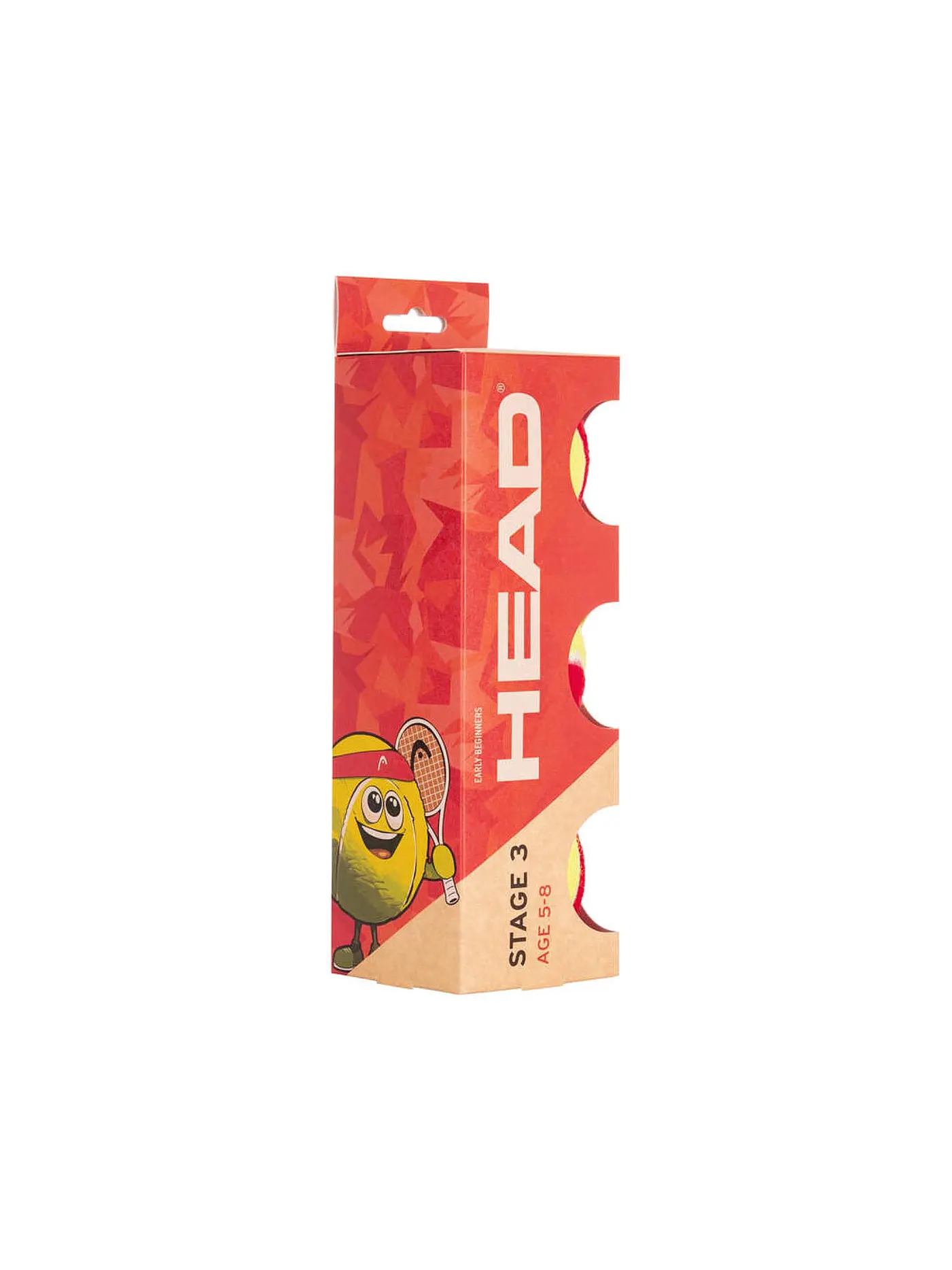 HEAD | Kinder Tennisbälle 3B Stage 3 | gelb
