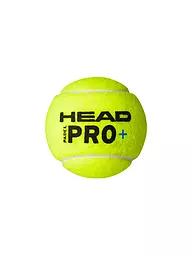 HEAD | PRO+ 3 Padel Balls | gelb