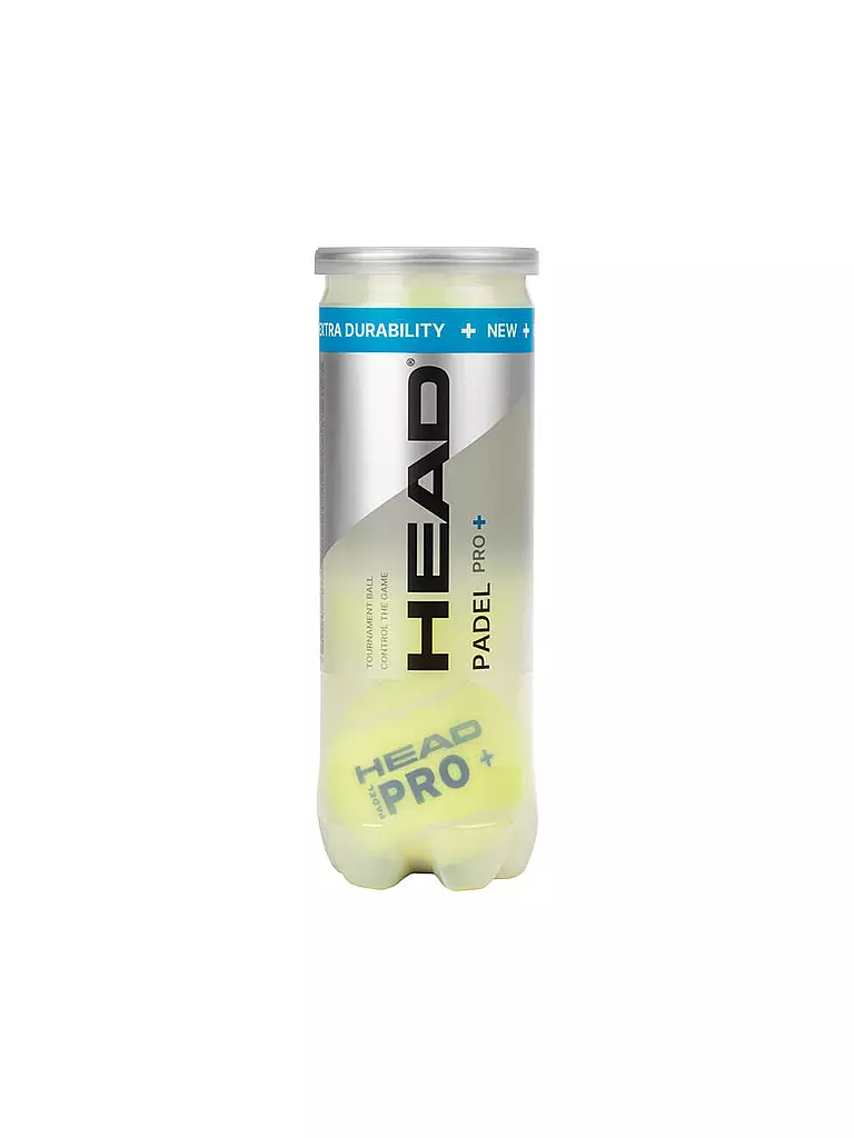 HEAD | PRO+ 3 Padel Balls | gelb